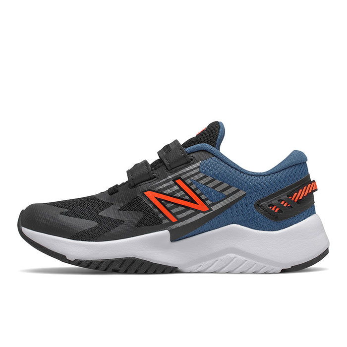 Rave Run - Black with Oxygen Blue and Dynomite-Big Kid