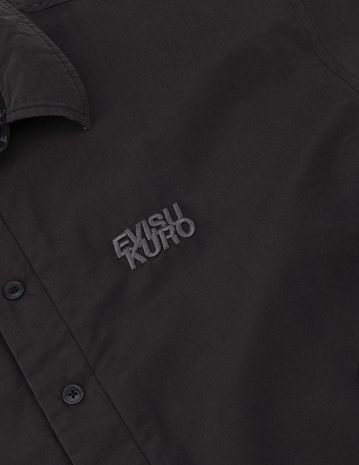 Reversible Washed Logo Embroidery and Embossing Relax Fit Jersey Shirt