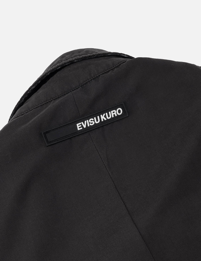 Reversible Washed Logo Embroidery and Embossing Relax Fit Jersey Shirt