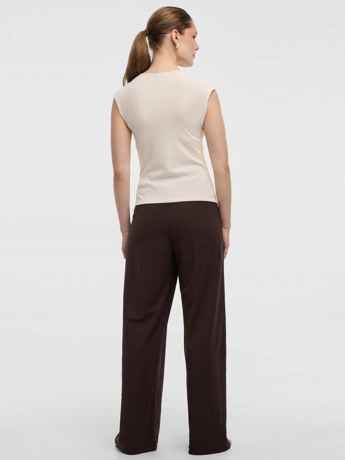 Ribbed Henley T-Shirt