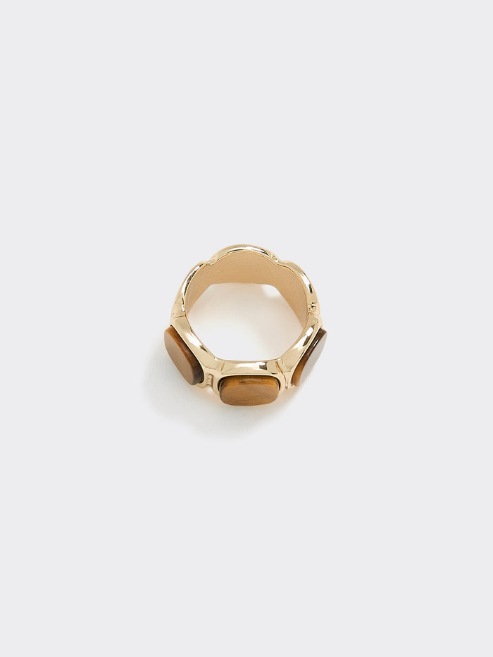 Ring with Tiger Eyes
