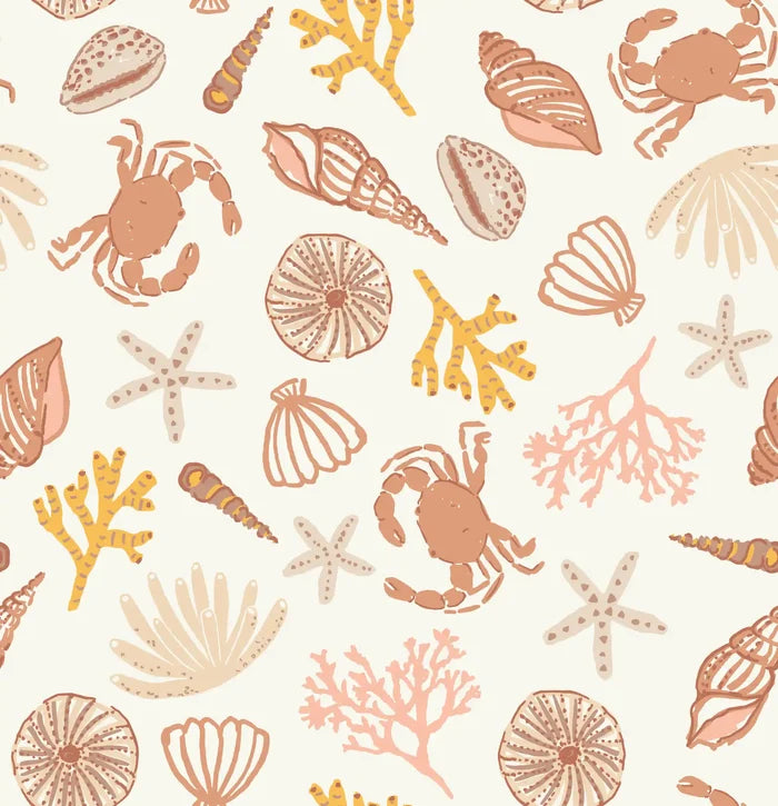 Rock Pool Coral Pink - Family Fabrics B.V.