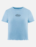 Rope Twist Logo Embroidery Fashion Fit T-shirt