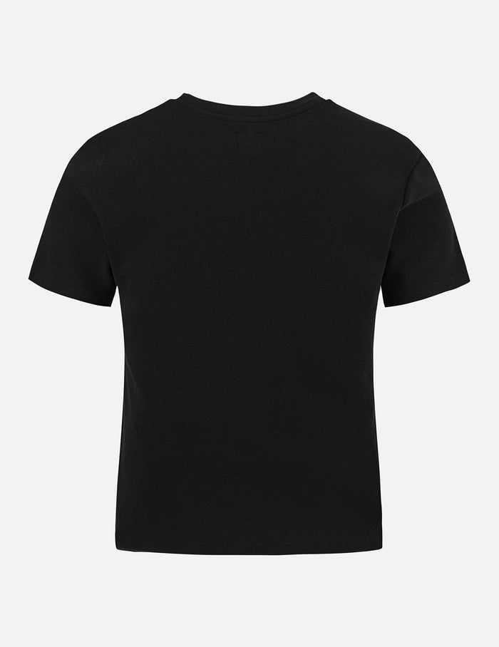 Rope Twist Slogan Embroidery Boyfriend T-Shirt