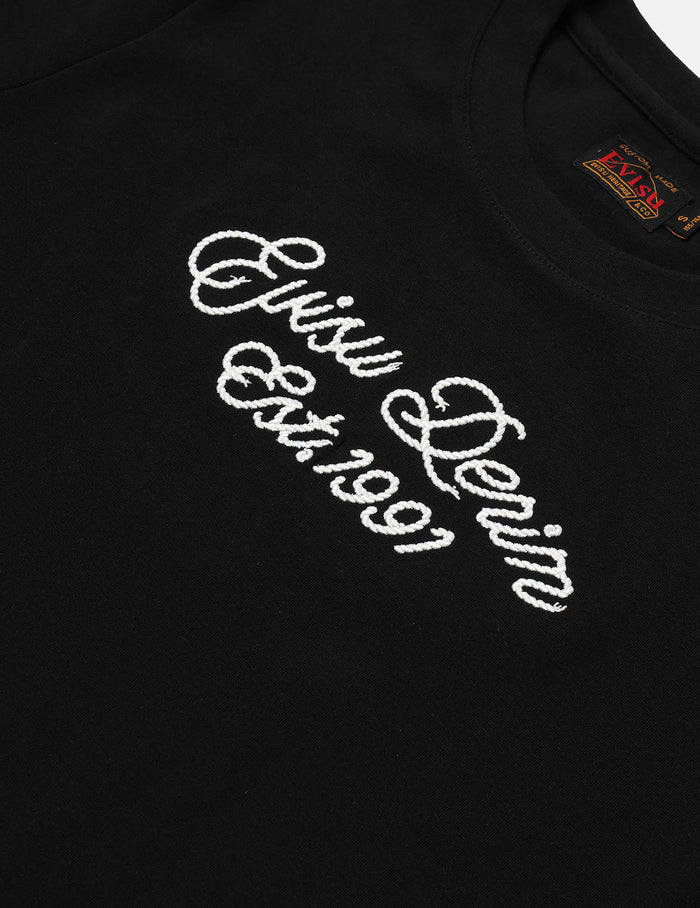 Rope Twist Slogan Embroidery Boyfriend T-Shirt