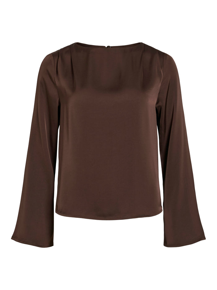 Ruth Boatneck Top (Coffee Bean)