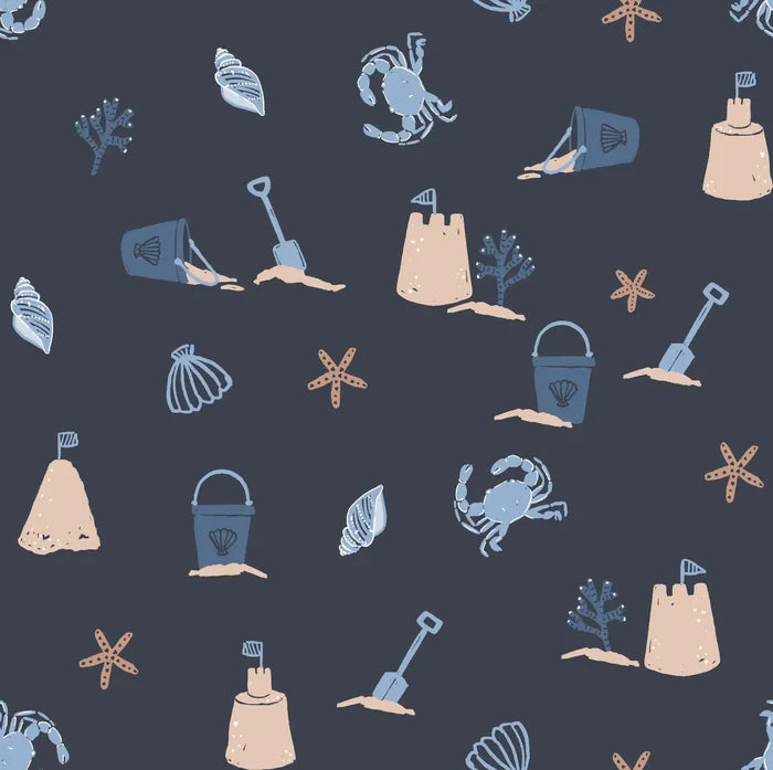 Sand Fund Navy Blue - Family Fabrics B.V.