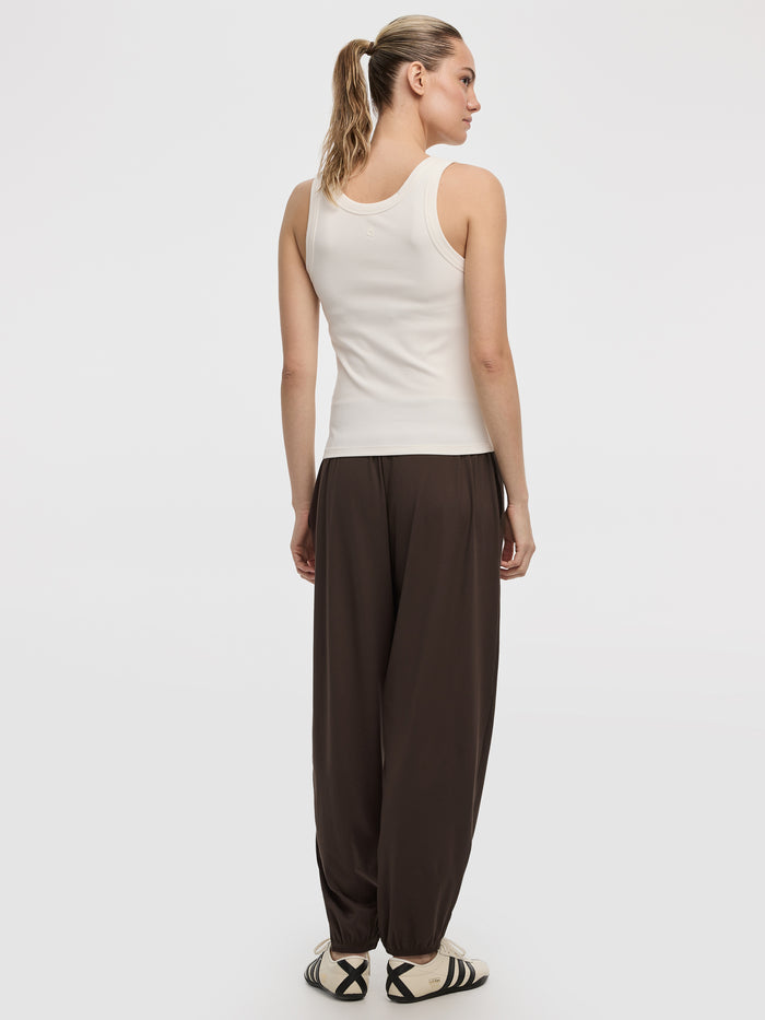 Scoop-Neck Ribbed Tank - DRY-LUX(R)