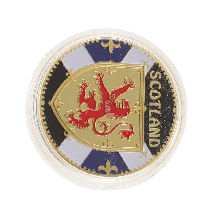 Scotland Souvenir Coin Scotland The Piper - Heritage Of Scotland - SCOTLAND THE PIPER