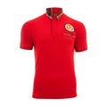 Scotland Tartan Football Polo Shirt Red/Royal Stewart