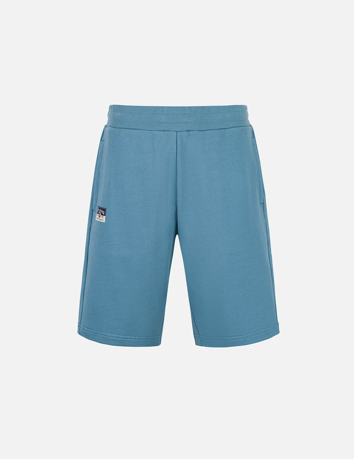 Seagull and EVISU Flag Print Regular Fit Sweatshorts