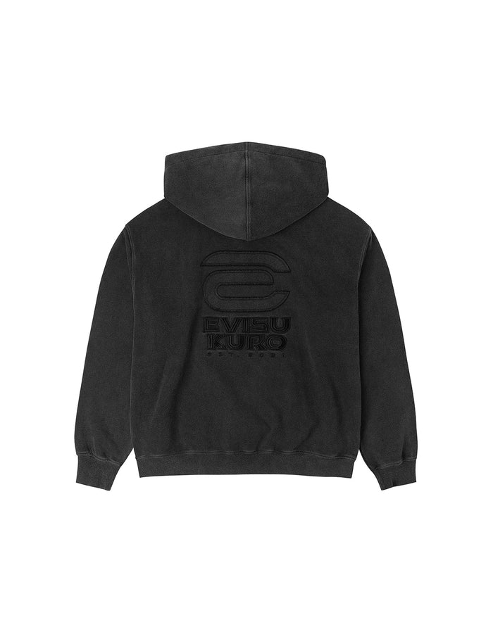 Seagull and EVISUKURO E Embroidery Loose Fit Hoodie
