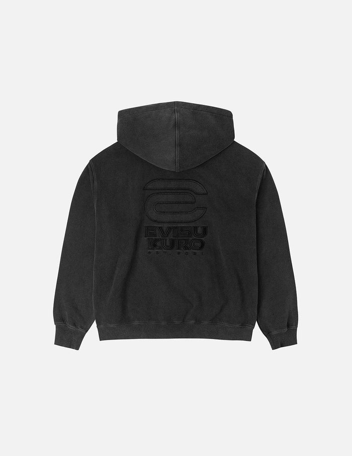 Seagull and EVISUKURO E Embroidery Loose Fit Hoodie
