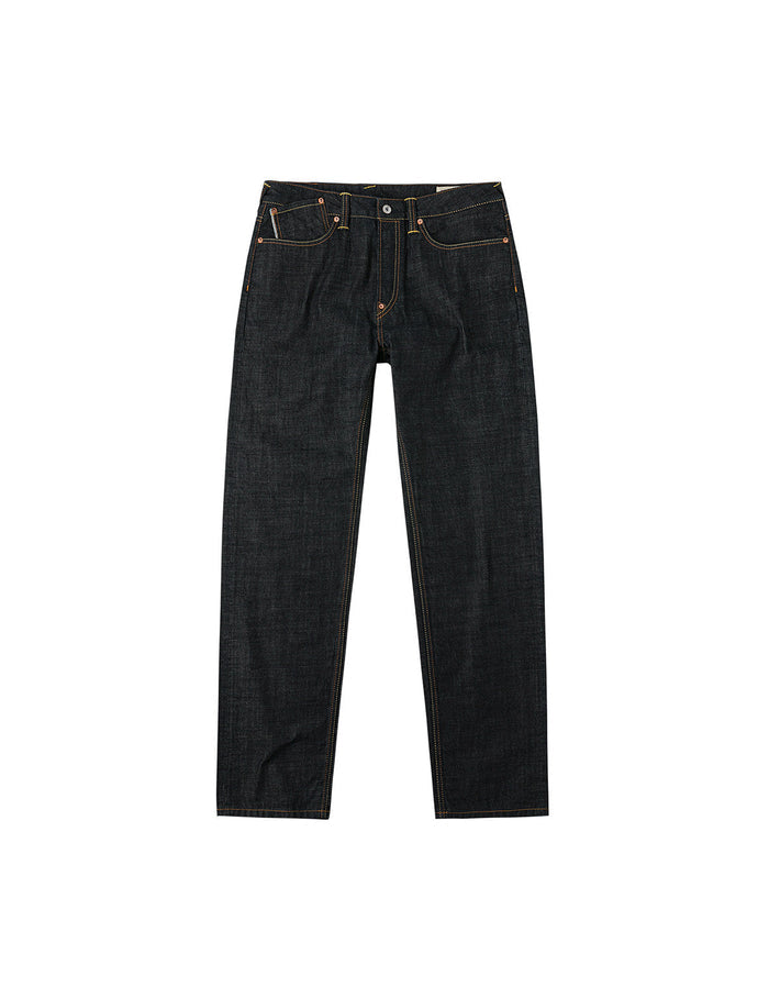 Seagull and Japanese Temple Embroidery Regular Fit Jeans #2020