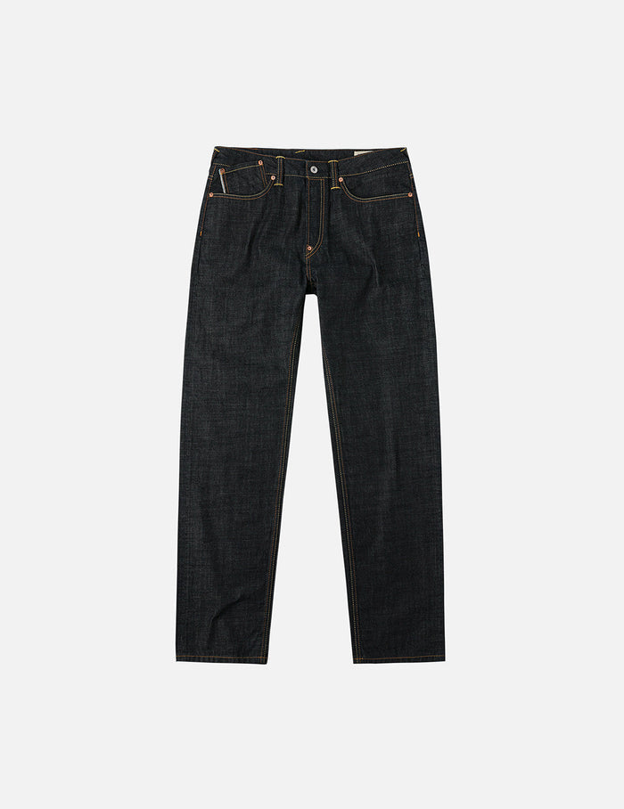 Seagull and Japanese Temple Embroidery Regular Fit Jeans #2020