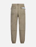 Seagull and Kamon Embroidery Straight Fit Woven Joggers