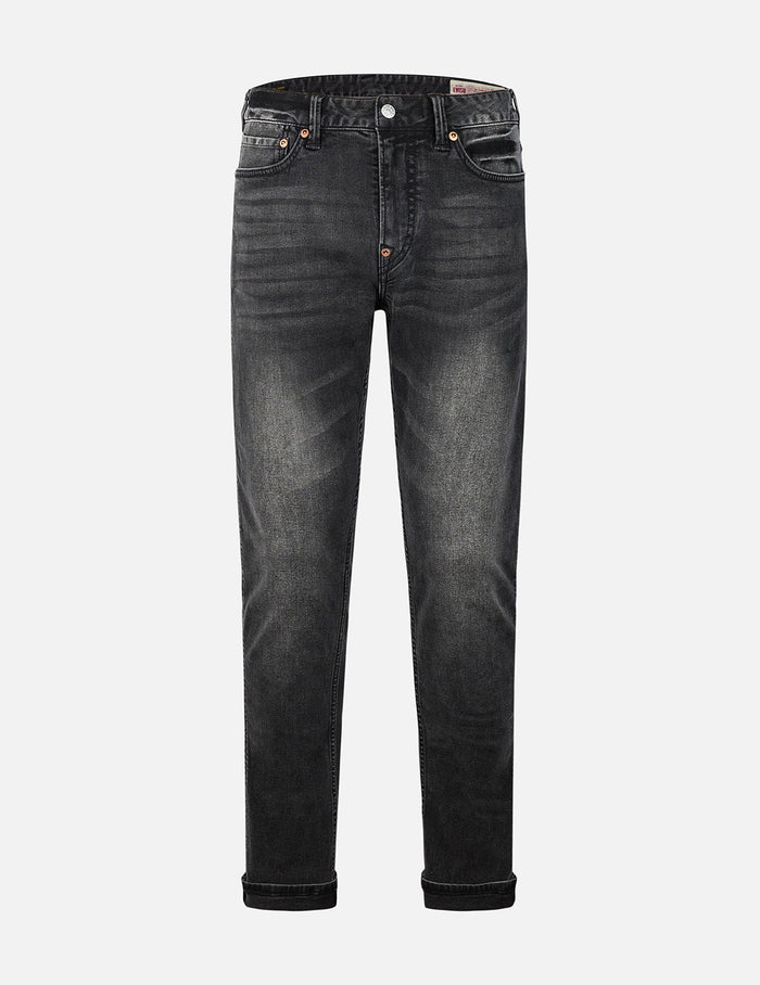 Seagull and Kamon Print Flex Skinny Denim Jeans #2028