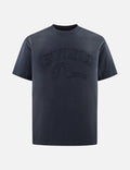 Seagull and Logo Appliqué Embroidery Relax Fit T-Shirt