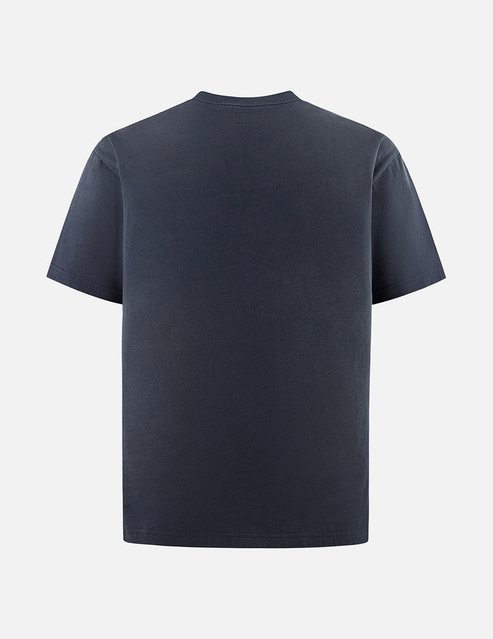 Seagull and Logo Appliqué Embroidery Relax Fit T-Shirt