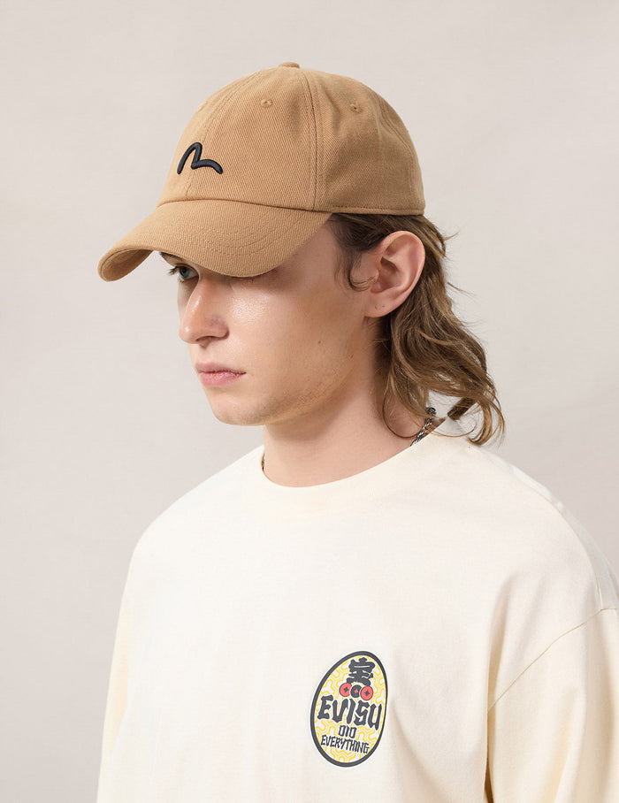 Seagull and Logo Embroidery Cap