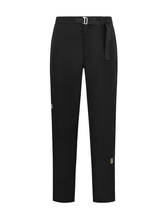 Seagull and Logo Embroidery Regular Fit Sport Pants