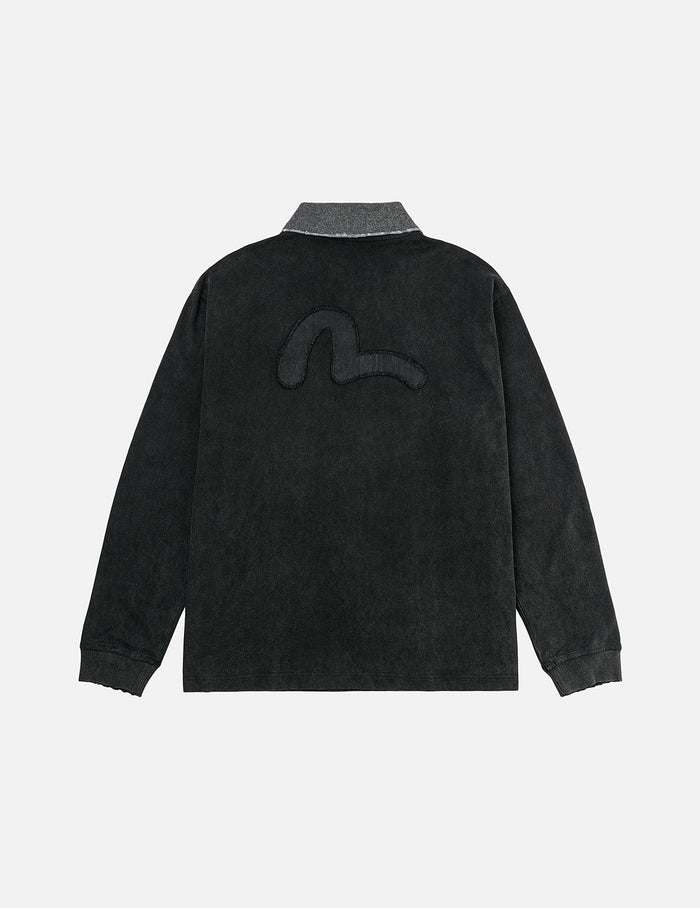 Seagull Appliqué Relax Fit Long-sleeve T-shirt