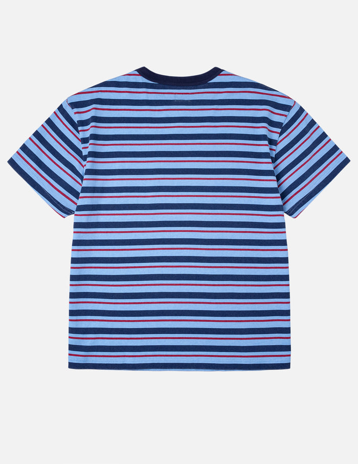 Seagull Appliqué Relax Fit Stripe T-Shirt