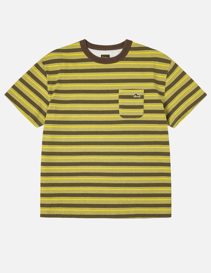 Seagull Appliqué Relax Fit Stripe T-Shirt
