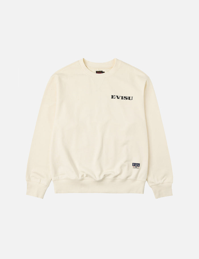 Seagull Brocade Appliqué Relax Fit Sweatshirt