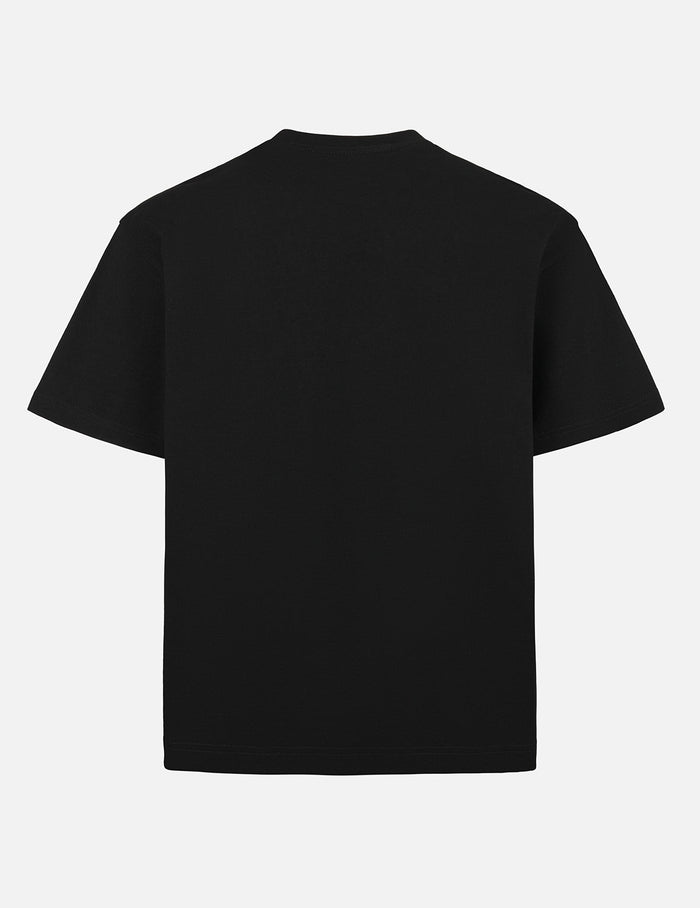 Seagull Embroidery and Logo Print Regular Fit T-shirt