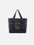 Seagull Embroidery Denim Tote Bag