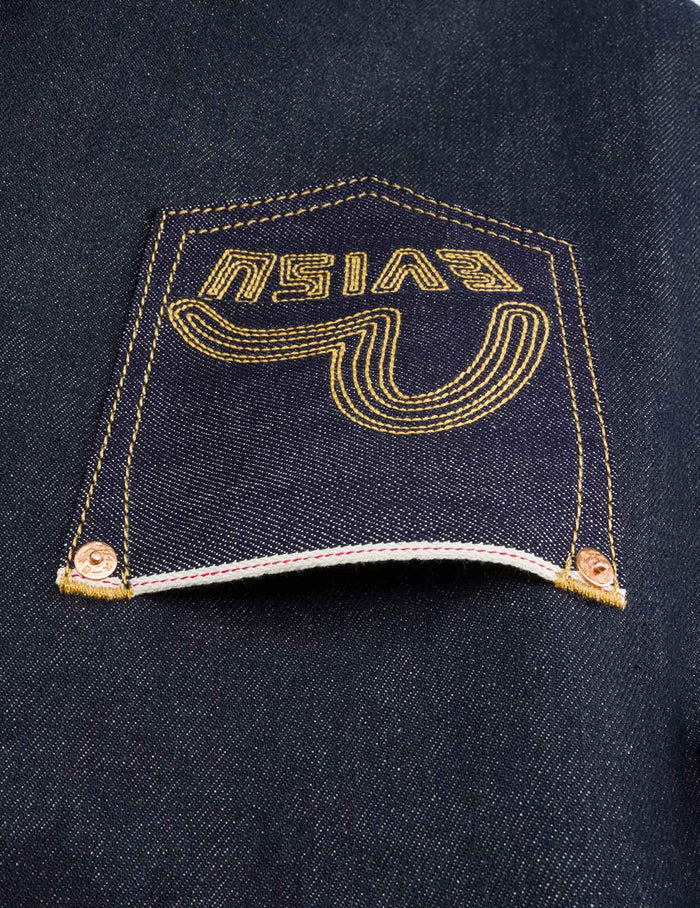 Seagull Embroidery Denim Tote Bag