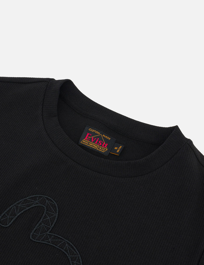 Seagull Embroidery Regular Fit Top