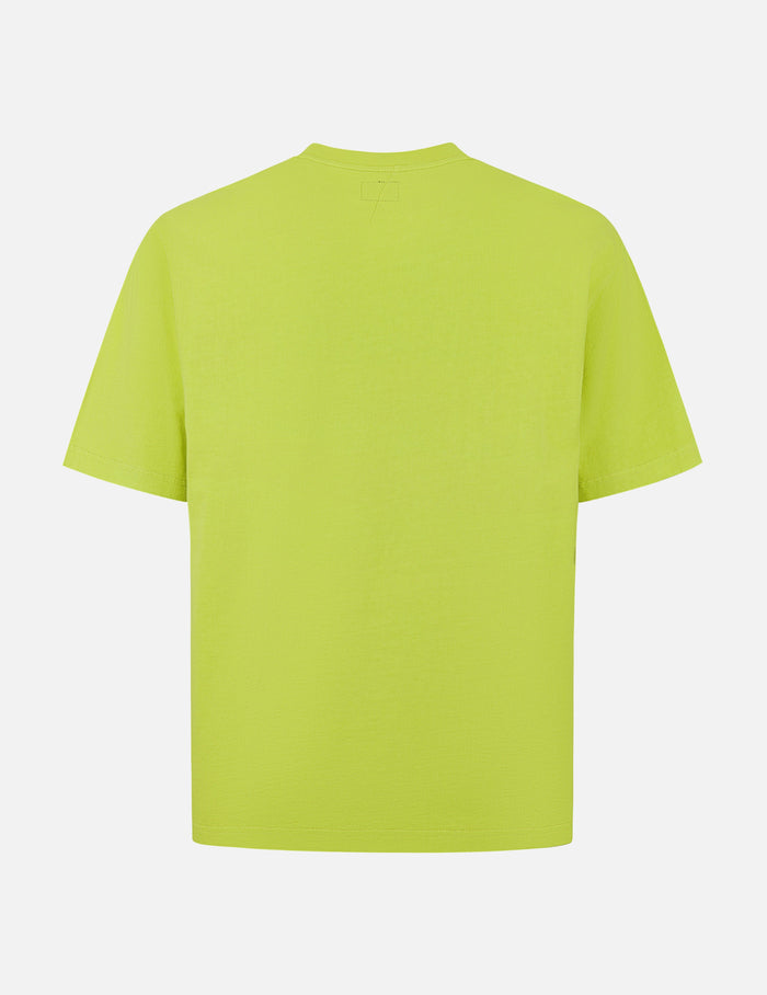 Seagull Embroidery Stitching Pocket Relax Fit T-Shirt