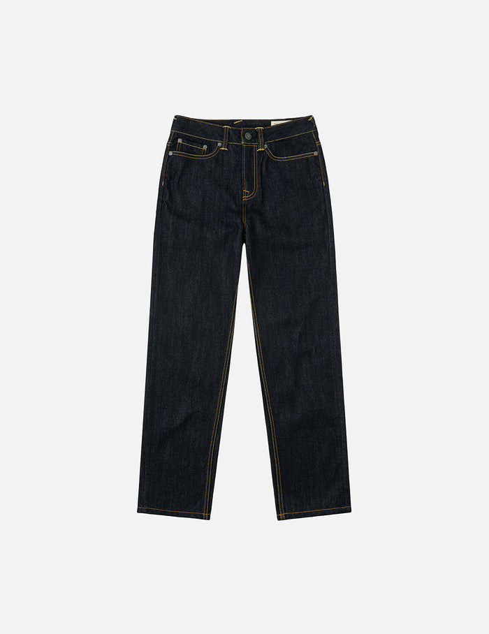 Seagull Embroidery with Metal Studs Relax Fit Jeans