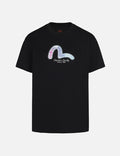 Seagull Foil Print Boyfriend T-shirt