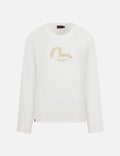 Seagull Foil Print with Studs Regular Fit T-shirt