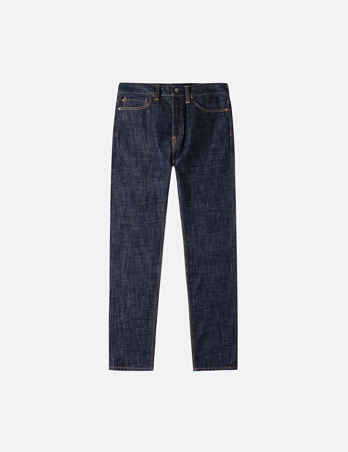 Seagull Print and Pockets Taper Fit Jeans #2017