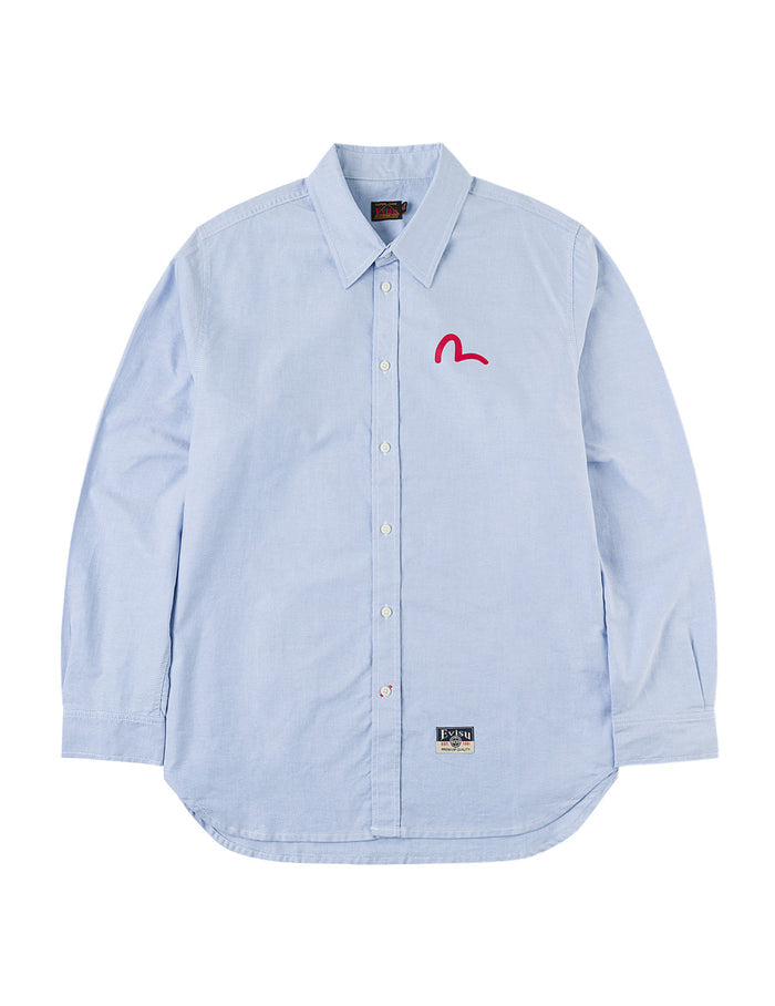 Seagull Print Oxford Shirt
