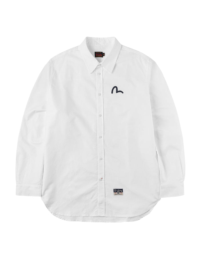 Seagull Print Oxford Shirt