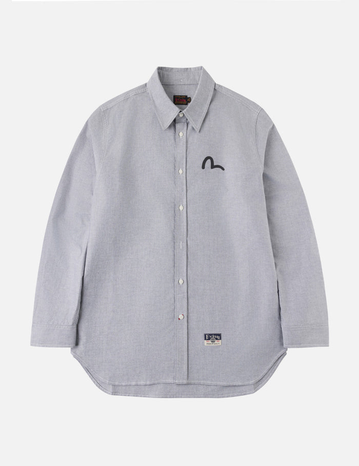 Seagull Print Oxford Shirt