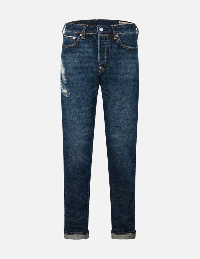 Seagull Print Taper Fit Jeans #2017