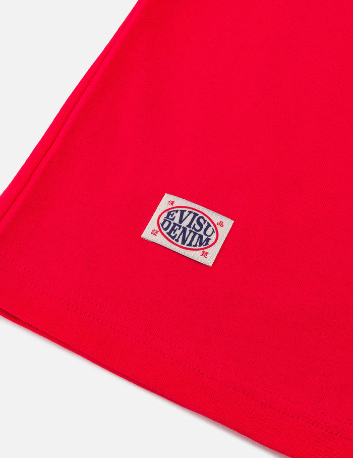 Seagull Print with Logo Embroidery Relax Fit T-Shirt