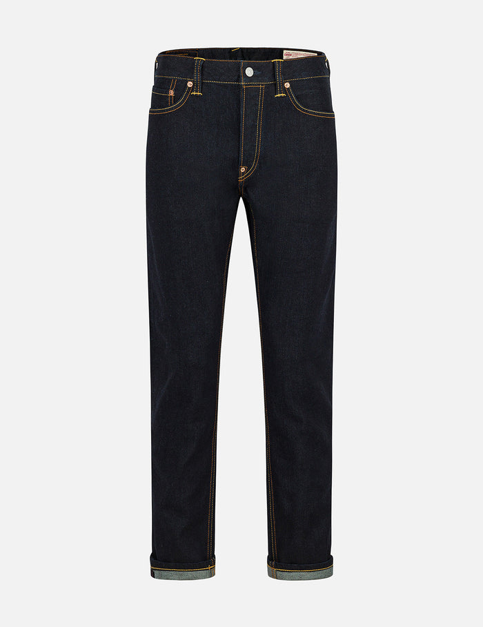 Seagull with Kamon Print Pockets Taper Fit Jeans #2017