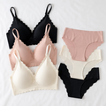 Seamless Bra and Panty Lingerie Set