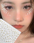 Self-Adhesive Pearl Face Gems Sticker Sheet