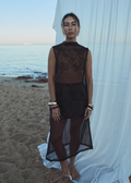 Serena Midi Skirt | Chocolate