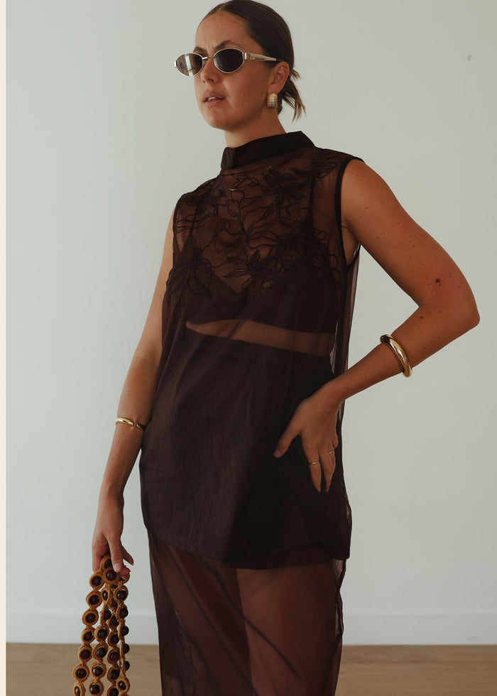 Serena Top | Chocolate