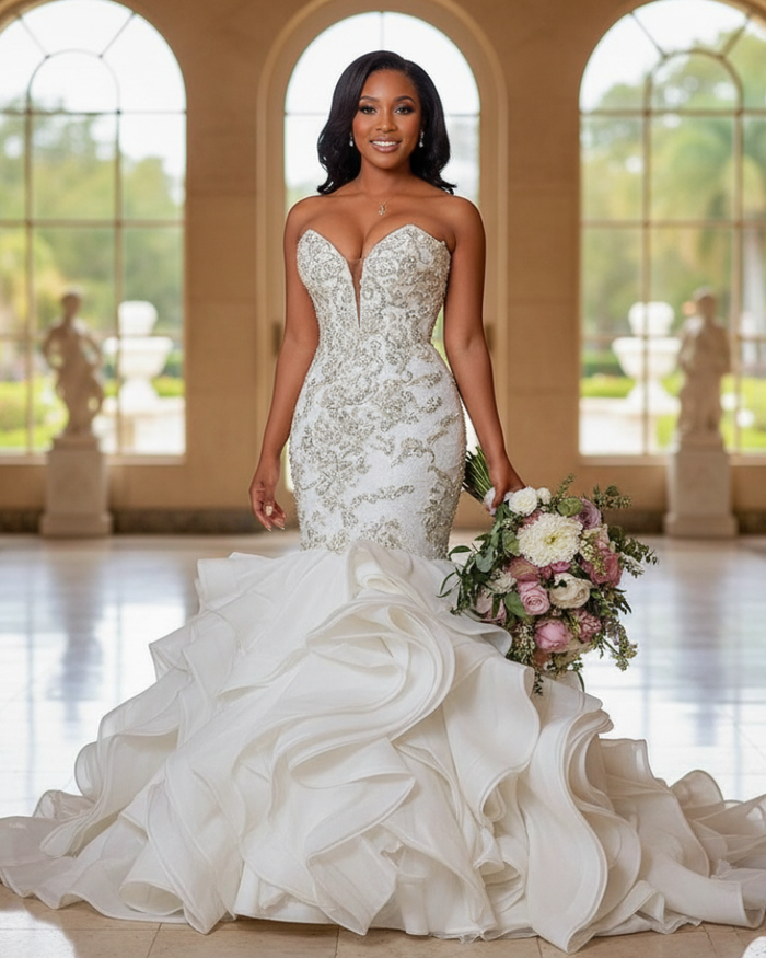 Sexy Mermaid Wedding Dress - Envious Designs