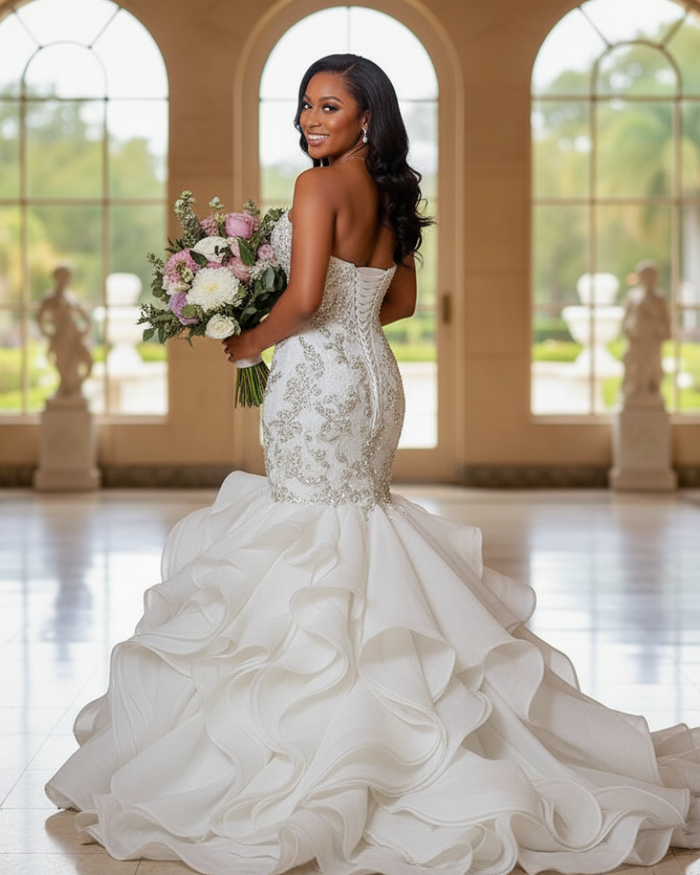 Sexy Mermaid Wedding Dress - Envious Designs